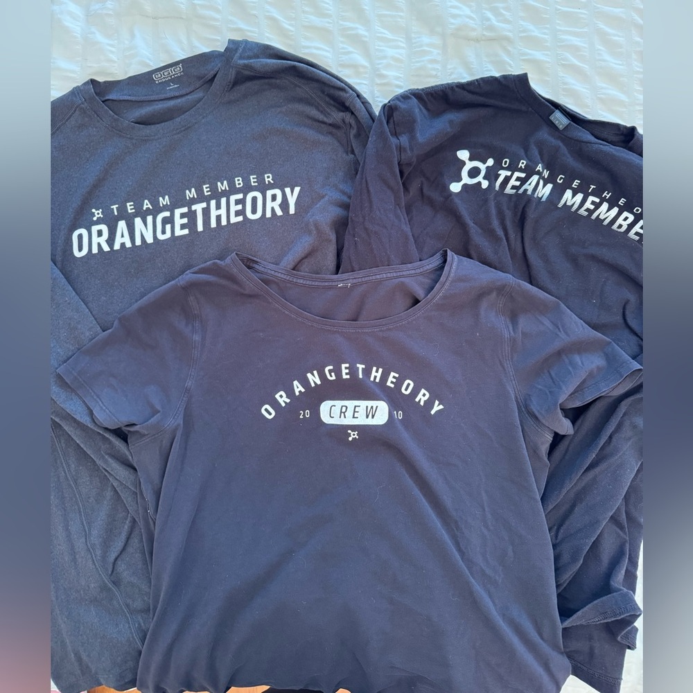 Bundle Orangetheory Team Member Shirts Large